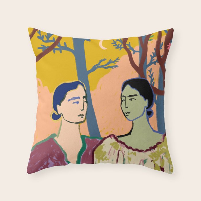 FOREST TALE Throw Pillow Gallery Image 6