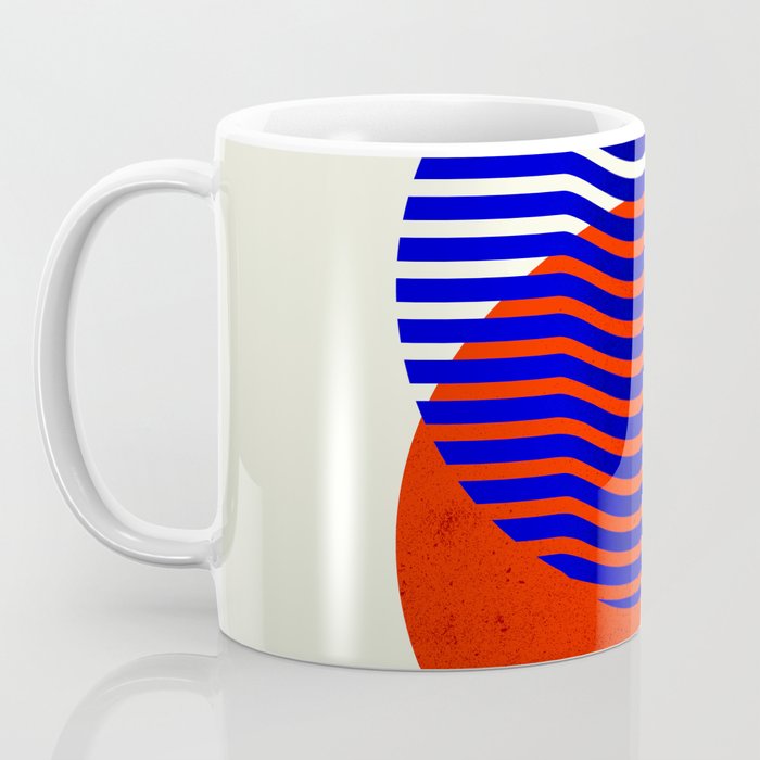 Graphic abstract circles Coffee Mug Gallery Image 3