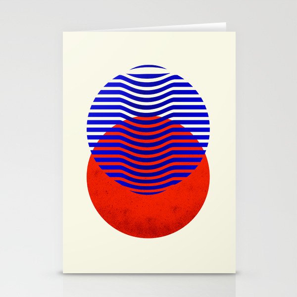 Graphic abstract circles Stationery Card Gallery Image 2