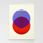 Graphic abstract circles Stationery Card Gallery Image 2