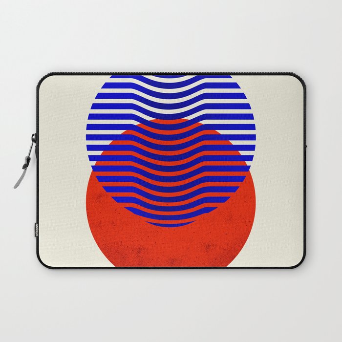 Graphic abstract circles Laptop Sleeve Gallery Image 1