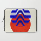 Graphic abstract circles Laptop Sleeve Gallery Image 1