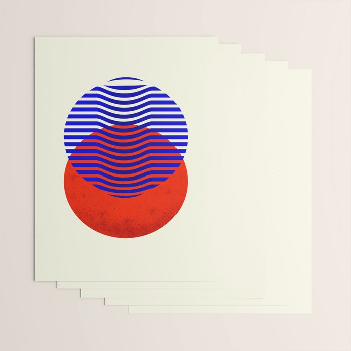 Graphic abstract circles Wrapping Paper Gallery Image 3