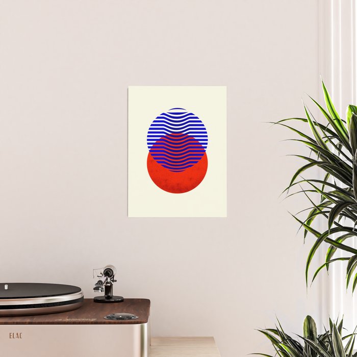 Graphic abstract circles Poster Gallery Image 2