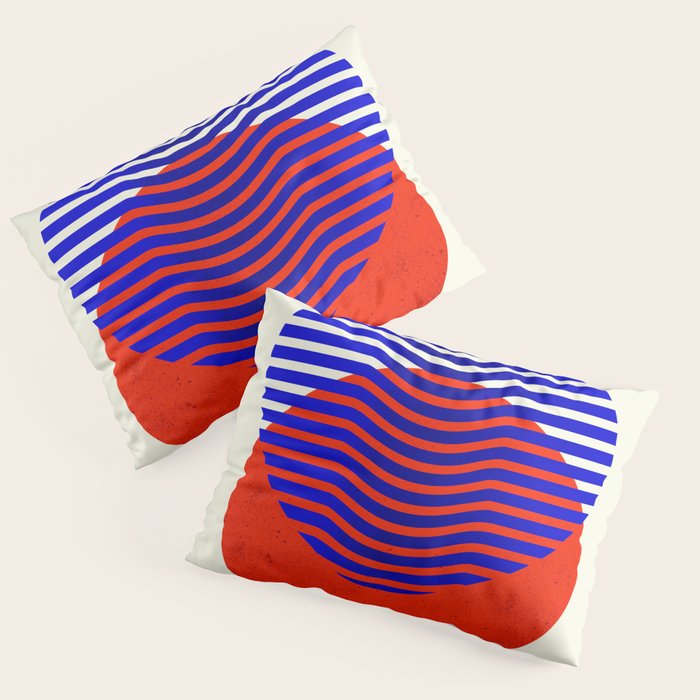 Graphic abstract circles Pillow Sham Gallery Image 3