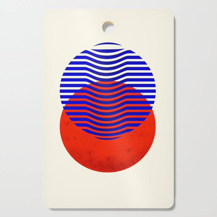 Graphic abstract circles Cutting Board Gallery Image 1