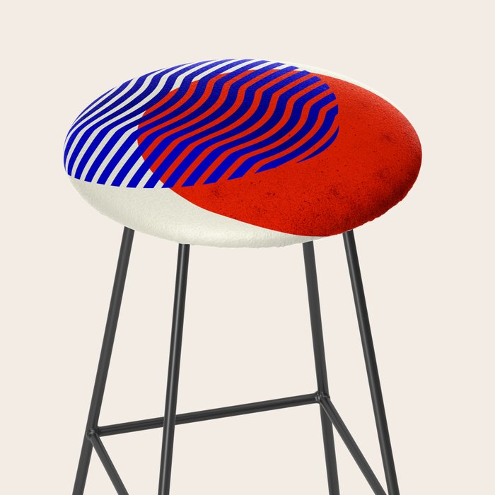 Graphic abstract circles Stool Gallery Image 2