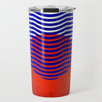 Graphic abstract circles Travel Mug Gallery Image 1