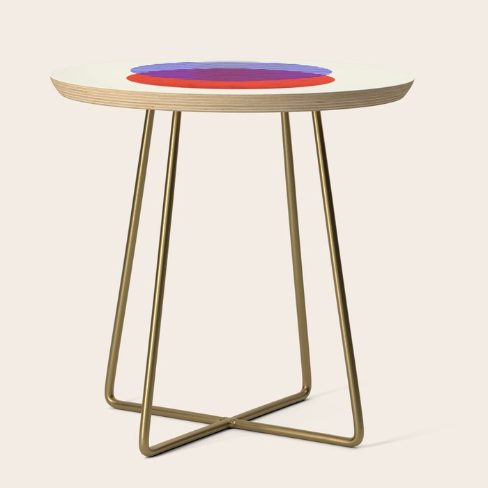 Graphic abstract circles Side Table Gallery Image 1