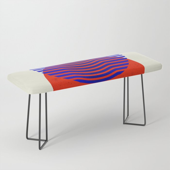 Graphic abstract circles Bench Gallery Image 1