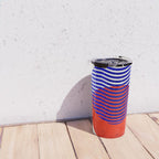 Graphic abstract circles Travel Mug Gallery Image 4
