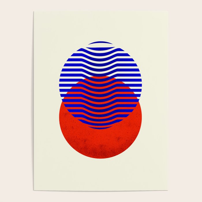 Graphic abstract circles Poster Gallery Image 1
