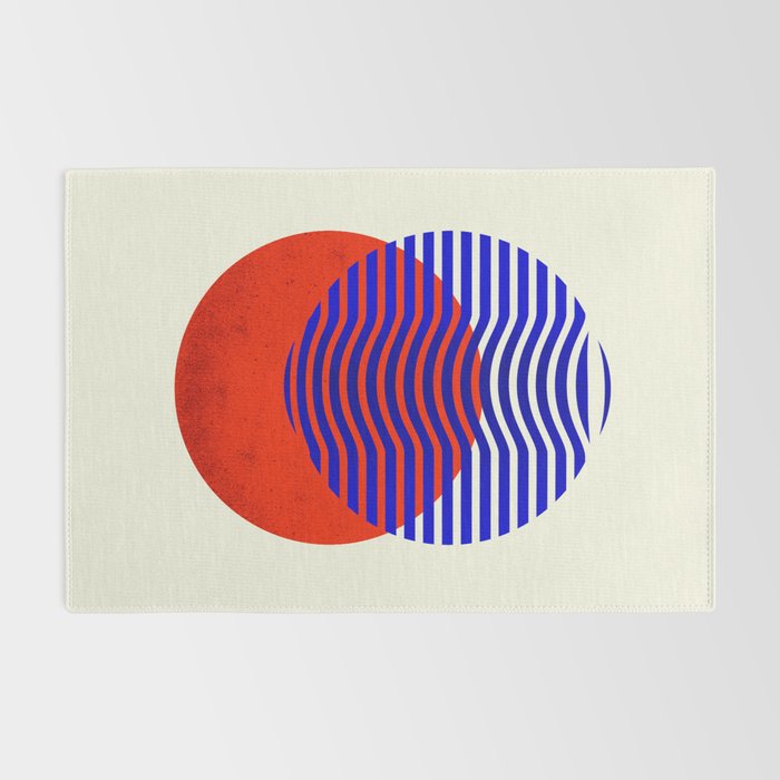 Graphic abstract circles Rug Gallery Image 2