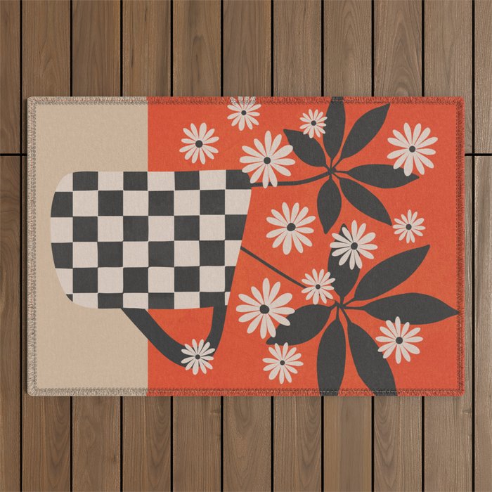 Daisy Daydreams 5 Outdoor Rug Gallery Image 1