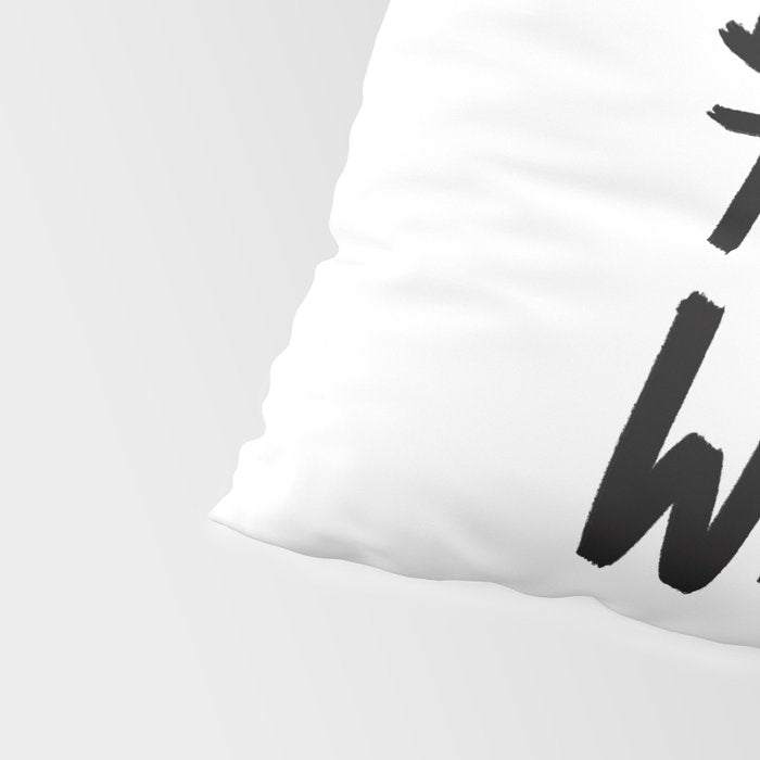 Born to Be Wild ~ Typography Pillow Sham Gallery Image 4