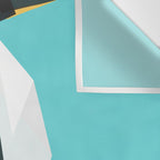 Fractal geometric emperor penguin Wall Tapestry Gallery Image 3