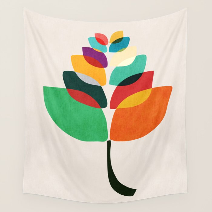 Lotus flower Wall Tapestry Gallery Image 1