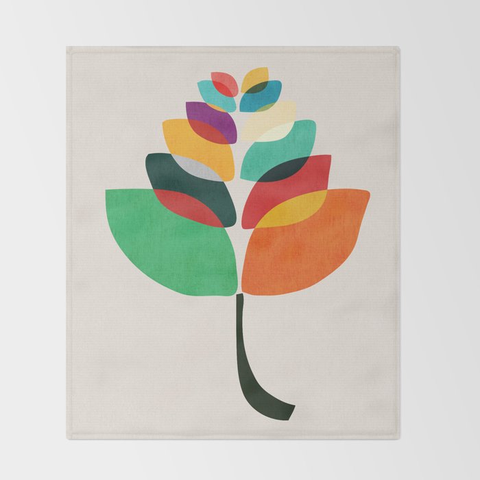 Lotus flower Throw Blanket Gallery Image 2