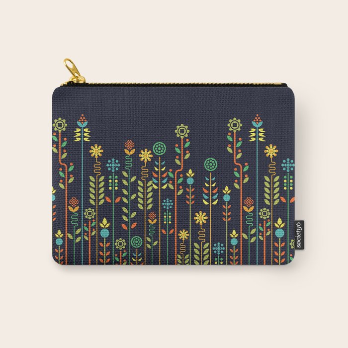 Overgrown flowers Carry All Pouch Gallery Image 1
