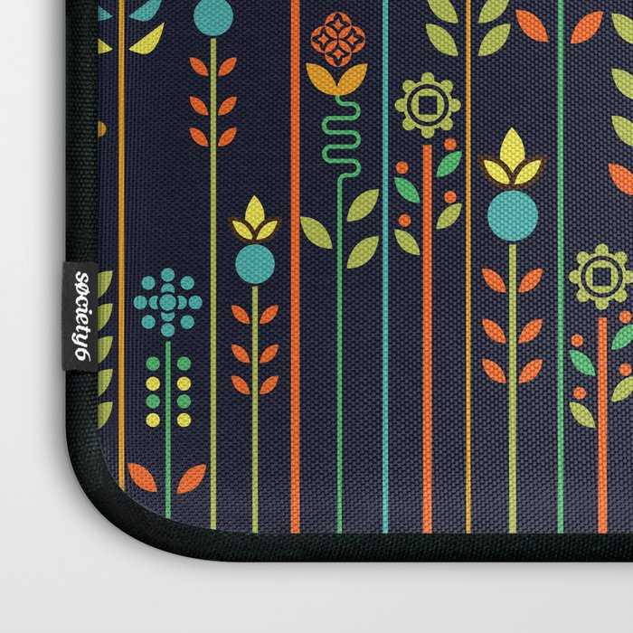 Overgrown flowers Laptop Sleeve Gallery Image 3