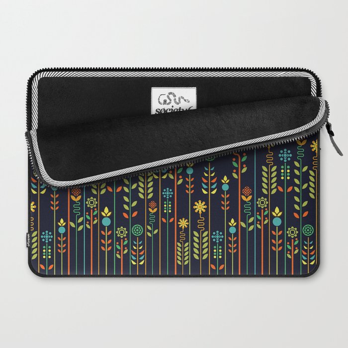 Overgrown flowers Laptop Sleeve Gallery Image 2