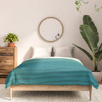 Sea Foam Blue Pinstripes Comforter Gallery Image 3