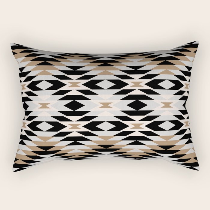 New Mexico in Tan Rectangular Pillow Gallery Image 2