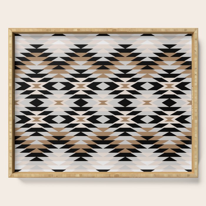 New Mexico in Tan Serving Tray Gallery Image 1