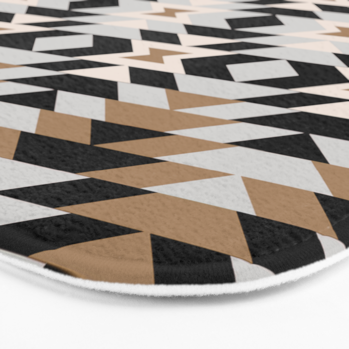 New Mexico in Tan Bath Mat Gallery Image 3