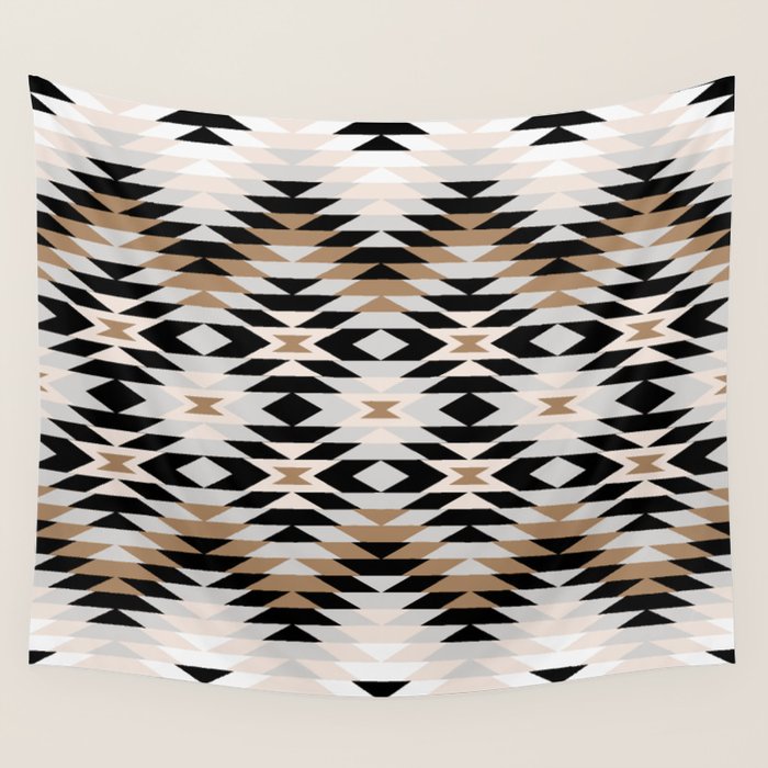 New Mexico in Tan Wall Tapestry Gallery Image 1