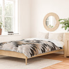 New Mexico in Tan Duvet Cover Gallery Image 2