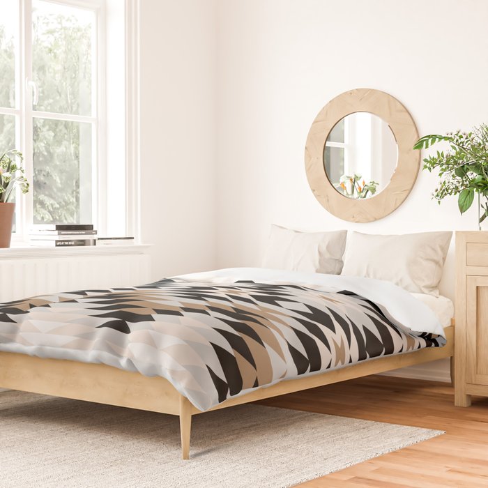 New Mexico in Tan Duvet Cover Gallery Image 2