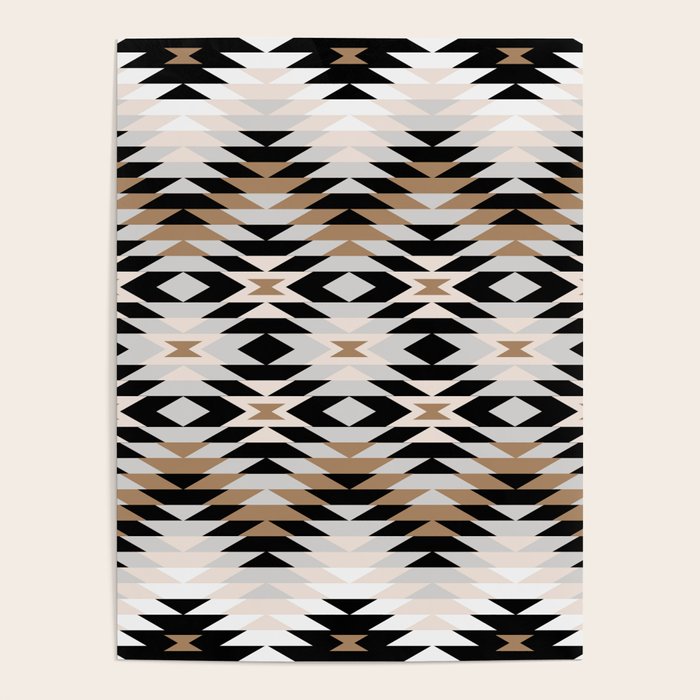 New Mexico in Tan Poster Gallery Image 4