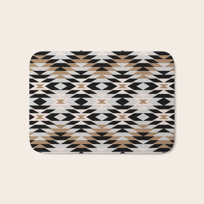 New Mexico in Tan Bath Mat Gallery Image 1