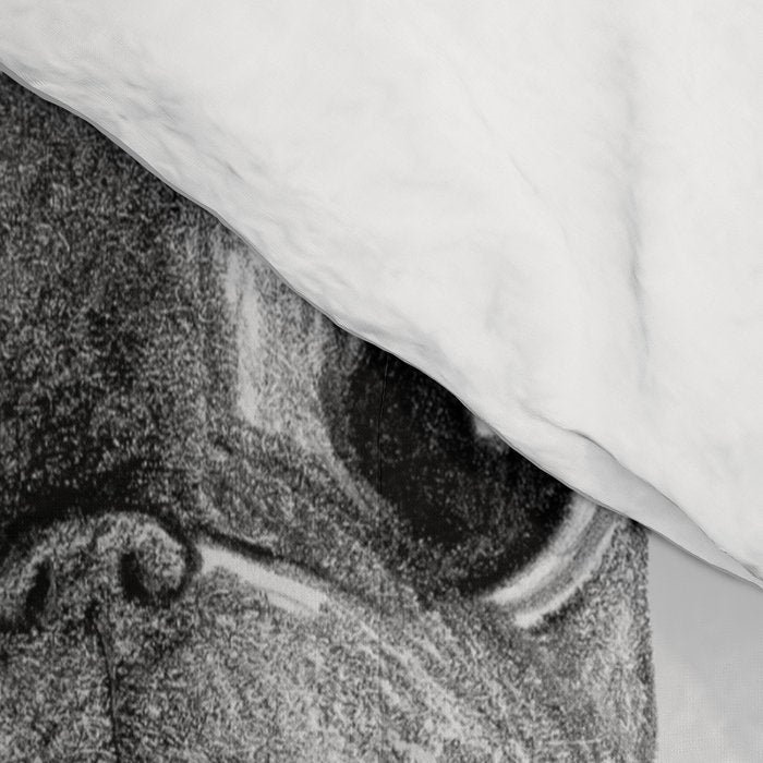 Sweet Black Pug Comforter Gallery Image 4