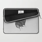 Sweet Black Pug Laptop Sleeve Gallery Image 2