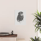 Sweet Black Pug Poster Gallery Image 2