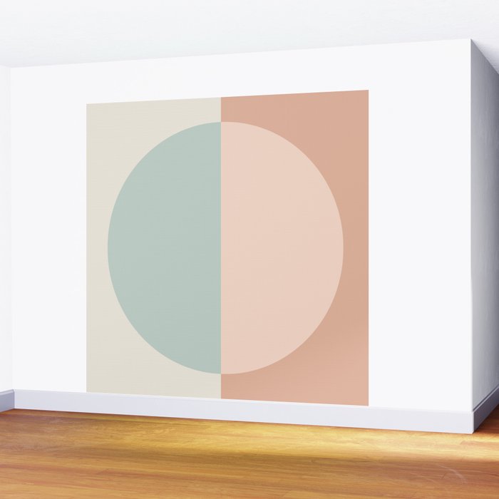 Color Block Abstract VI Wall Mural Gallery Image 2