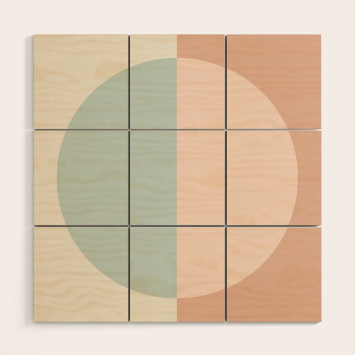 Color Block Abstract VI Wood Wall Art Gallery Image 1