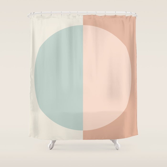 Color Block Abstract VI Shower Curtain Gallery Image 1