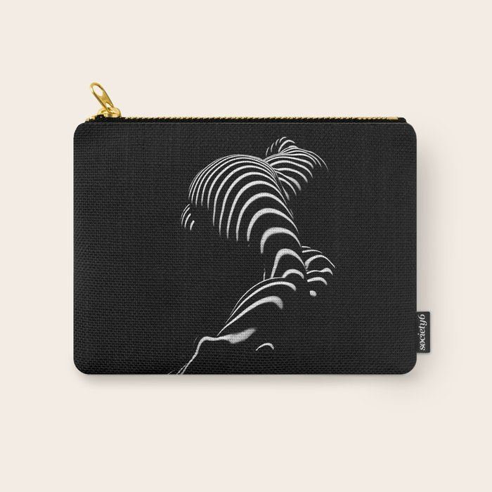 0774-AR BBW Sensual Legs Hips and Ass of a Large Woman Big Beautiful Art Nude Black and White Carry All Pouch Gallery Image 1