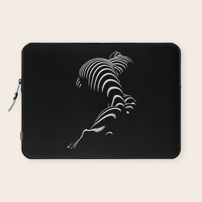 0774-AR BBW Sensual Legs Hips and Ass of a Large Woman Big Beautiful Art Nude Black and White Laptop Sleeve Gallery Image 1