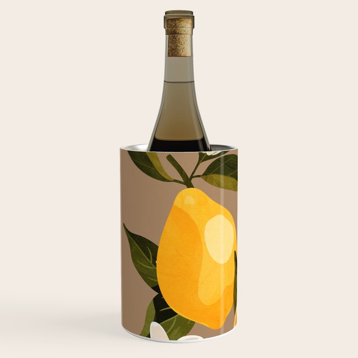 Lemons Botanical Art 2 Wine Chiller Gallery Image 2