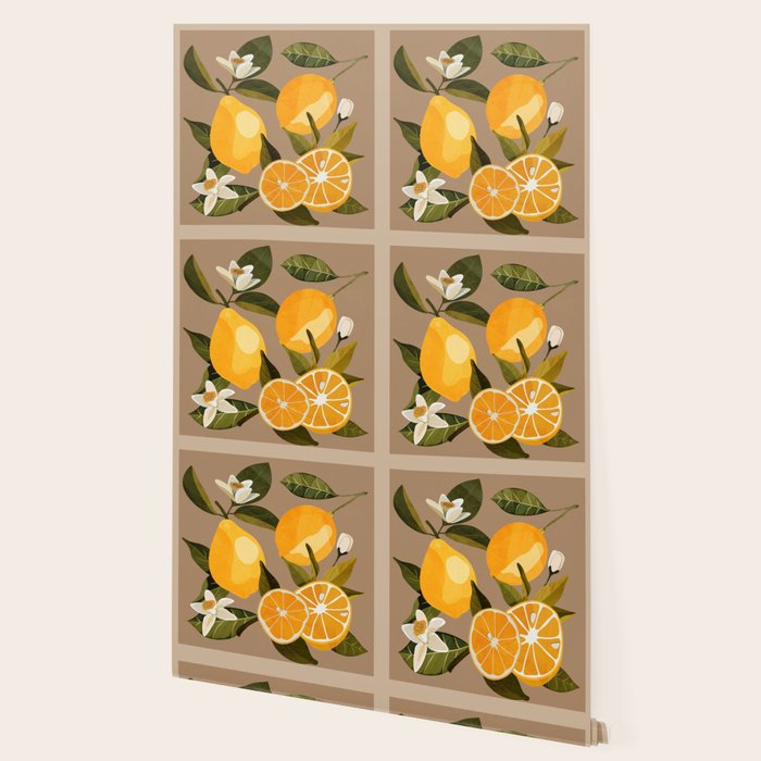 Lemons Botanical Art 2 Wallpaper Gallery Image 2