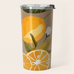 Lemons Botanical Art 2 Travel Mug Gallery Image 2