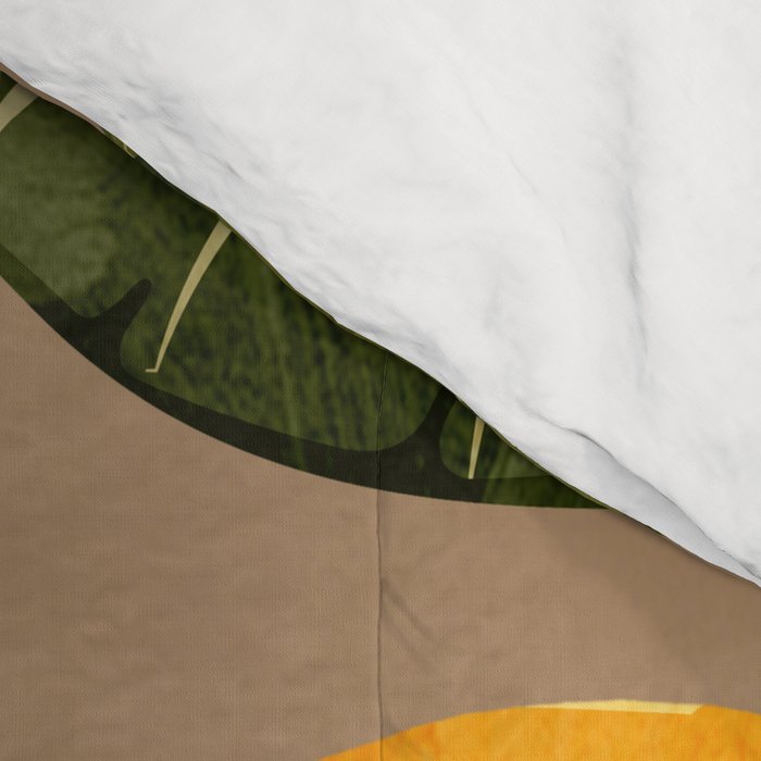 Lemons Botanical Art 2 Comforter Gallery Image 4