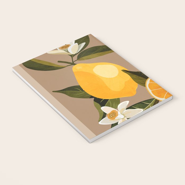 Lemons Botanical Art 2 Notebook Gallery Image 3