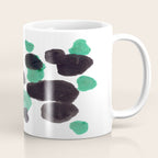 Green & Black Ink Blot Diagram Coffee Mug Gallery Image 1