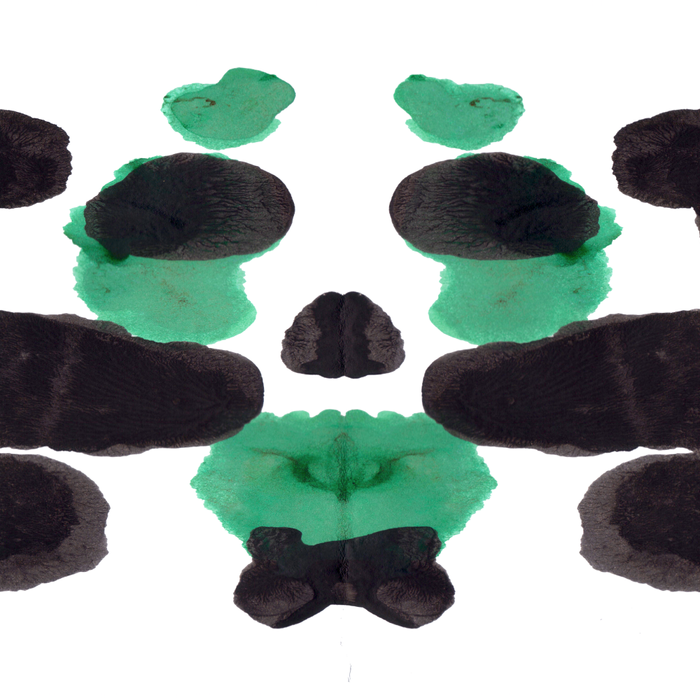 Green & Black Ink Blot Diagram Coffee Mug Gallery Image 2