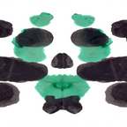 Green & Black Ink Blot Diagram Coffee Mug Gallery Image 2